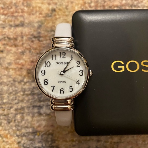 Gossip Accessories - NIB Gossip Women’s White Cuff Watch